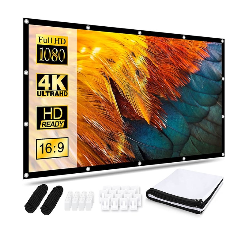 SMQ Simple Foldable Movie Projector Screen (100 SMQ Simple Foldable Movie Projector Screen (100